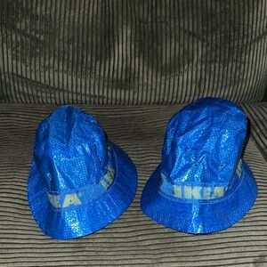 IKEA Men’s/Women’s/UNISEX Blue Bucket Hats